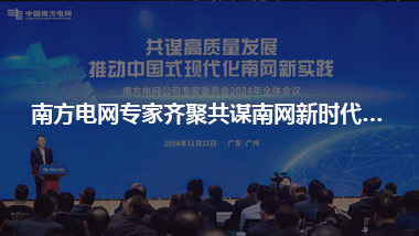南方电网专家齐聚共谋南网新时代高质量发展