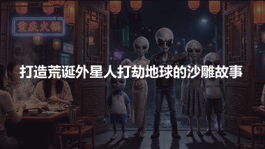 打造荒诞外星人打劫地球的沙雕故事